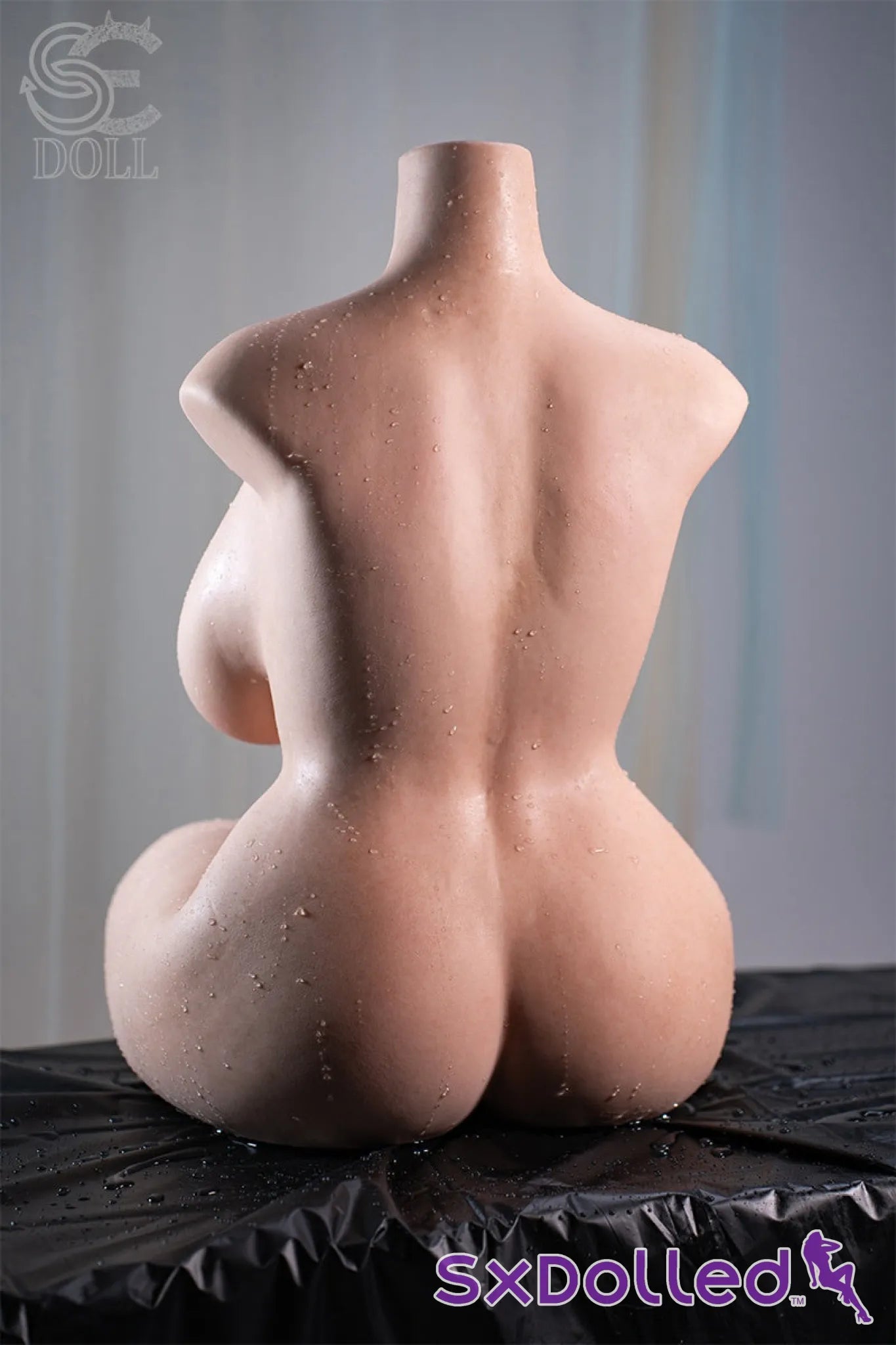 Jenny.O (G-Cup) (111cm) | Sleeping Thick Sex Doll Torso | SE Doll G-Cup / 111cm / Brunette Sex Torso