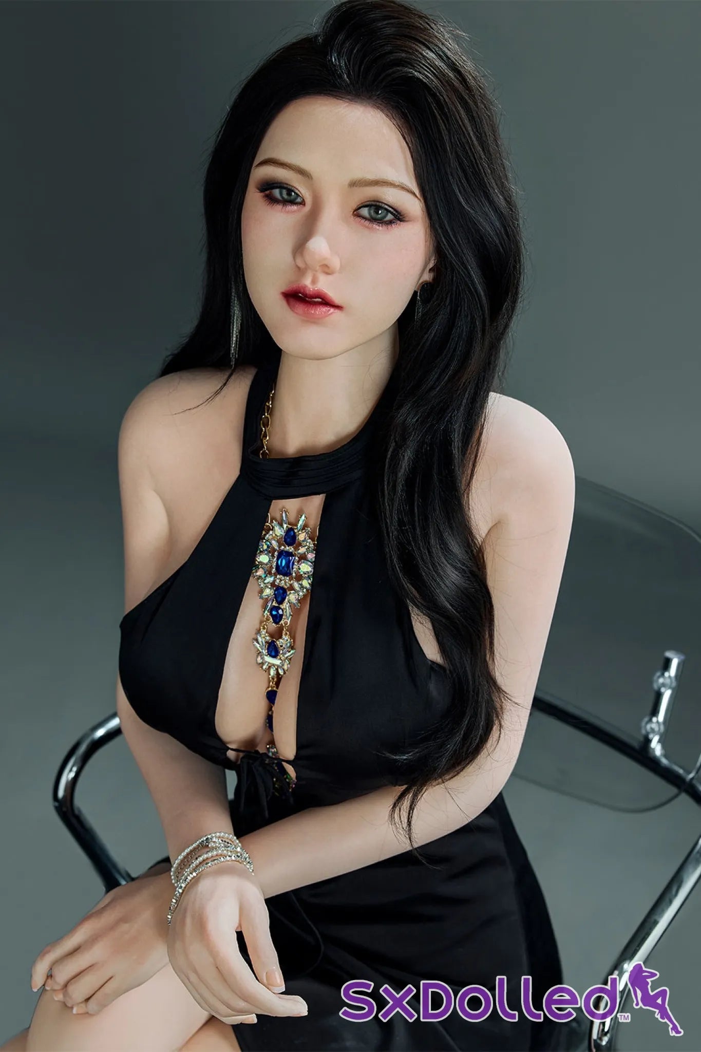 Jin-5 (D-Cup) (171cm) | Asian Young Model Sex Doll | Starpery - D-Cup / 171cm / Black - Sex Doll