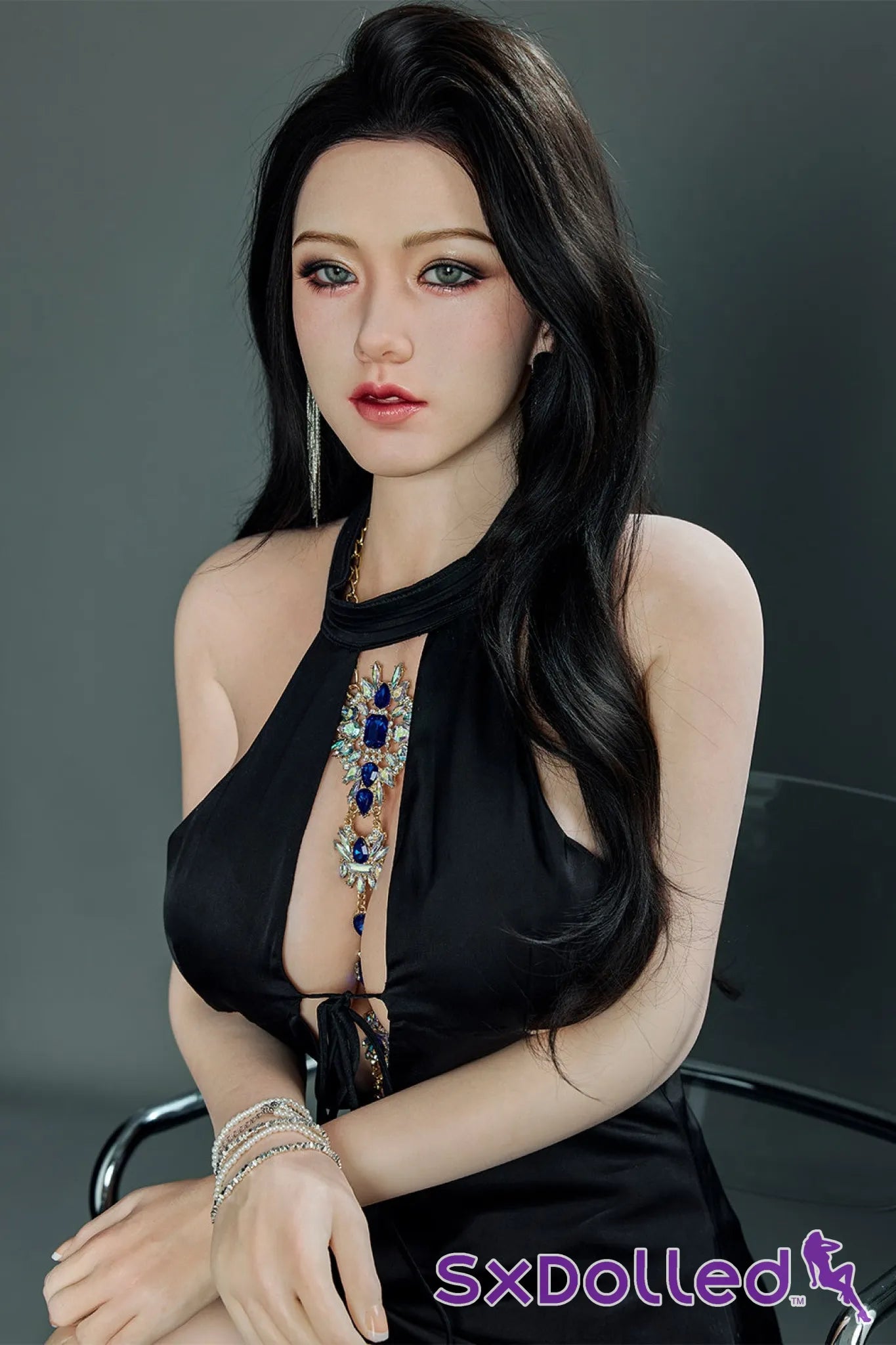 Jin-5 (D-Cup) (171cm) | Asian Young Model Sex Doll | Starpery - D-Cup / 171cm / Black - Sex Doll