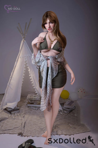 Joanna A (C-Cup) (166cm) | Caucasian Freckled Sex Doll | MD Doll C-Cup / 166cm / Brunette Sex Doll