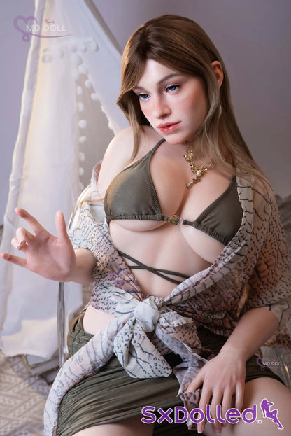 Joanna A (C-Cup) (166cm) | Caucasian Freckled Sex Doll | MD Doll C-Cup / 166cm / Brunette Sex Doll