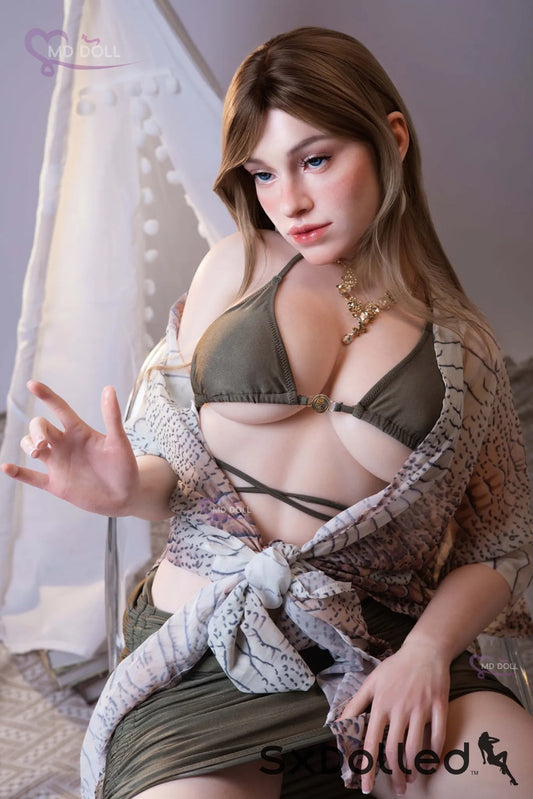 Joanna A (C-Cup) (166cm) | Caucasian Freckled Sex Doll | MD Doll C-Cup / 166cm / Brunette Sex Doll