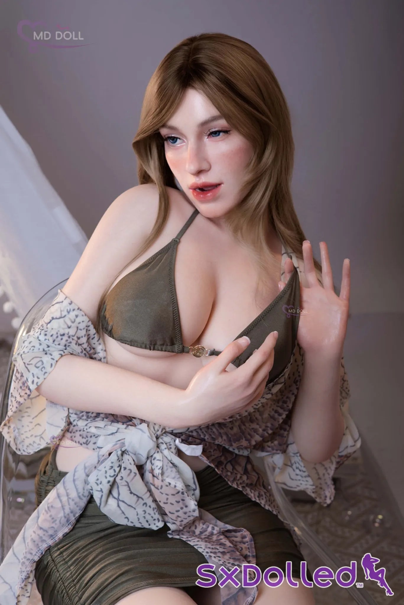 Joanna A (C-Cup) (166cm) | Caucasian Freckled Sex Doll | MD Doll C-Cup / 166cm / Brunette Sex Doll
