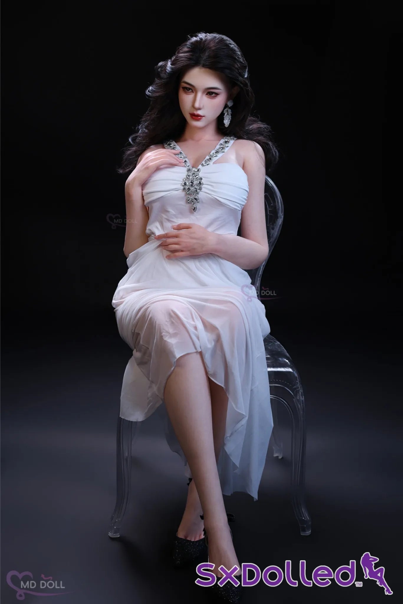 Judy A (D-Cup) (166cm) | Stunning Elegant Asian Sex Doll | MD Doll D-Cup / 166cm / Brunette Sex Doll