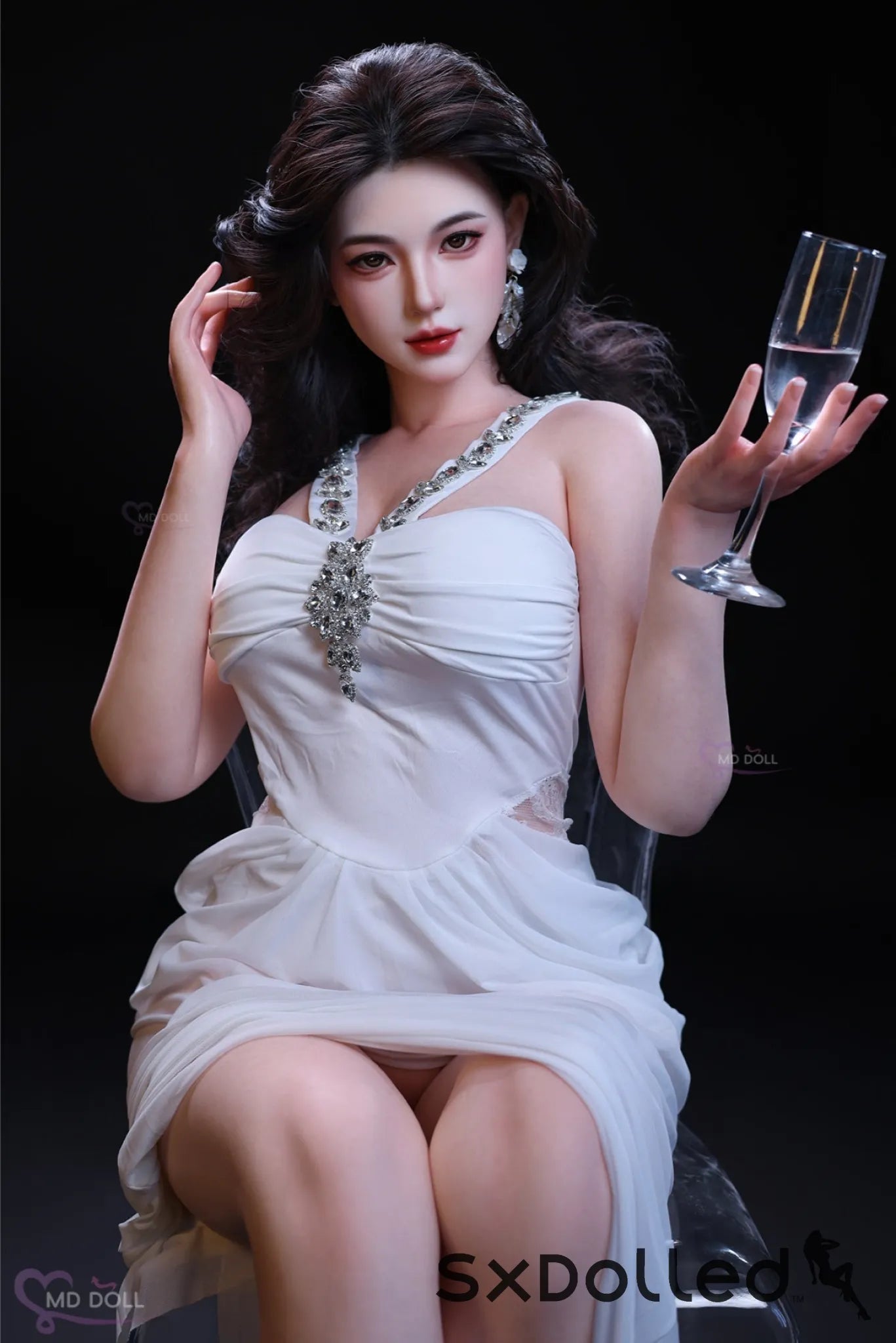 Judy A (D-Cup) (166cm) | Stunning Elegant Asian Sex Doll | MD Doll D-Cup / 166cm / Brunette Sex Doll