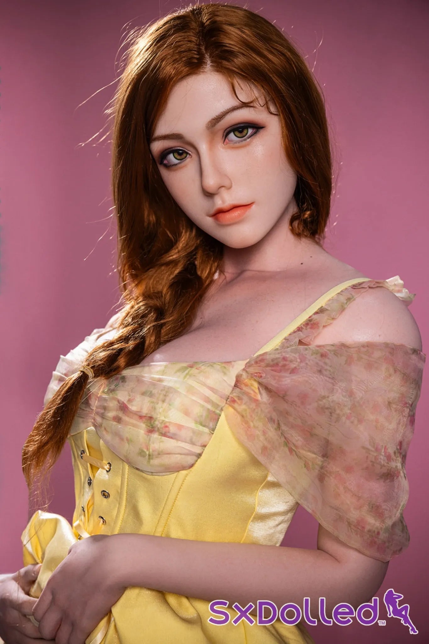Julie A (F-Cup) (172cm) | Brunette Silicone Sex Doll | Starpery F-Cup / 172cm / Brunette Sex Doll
