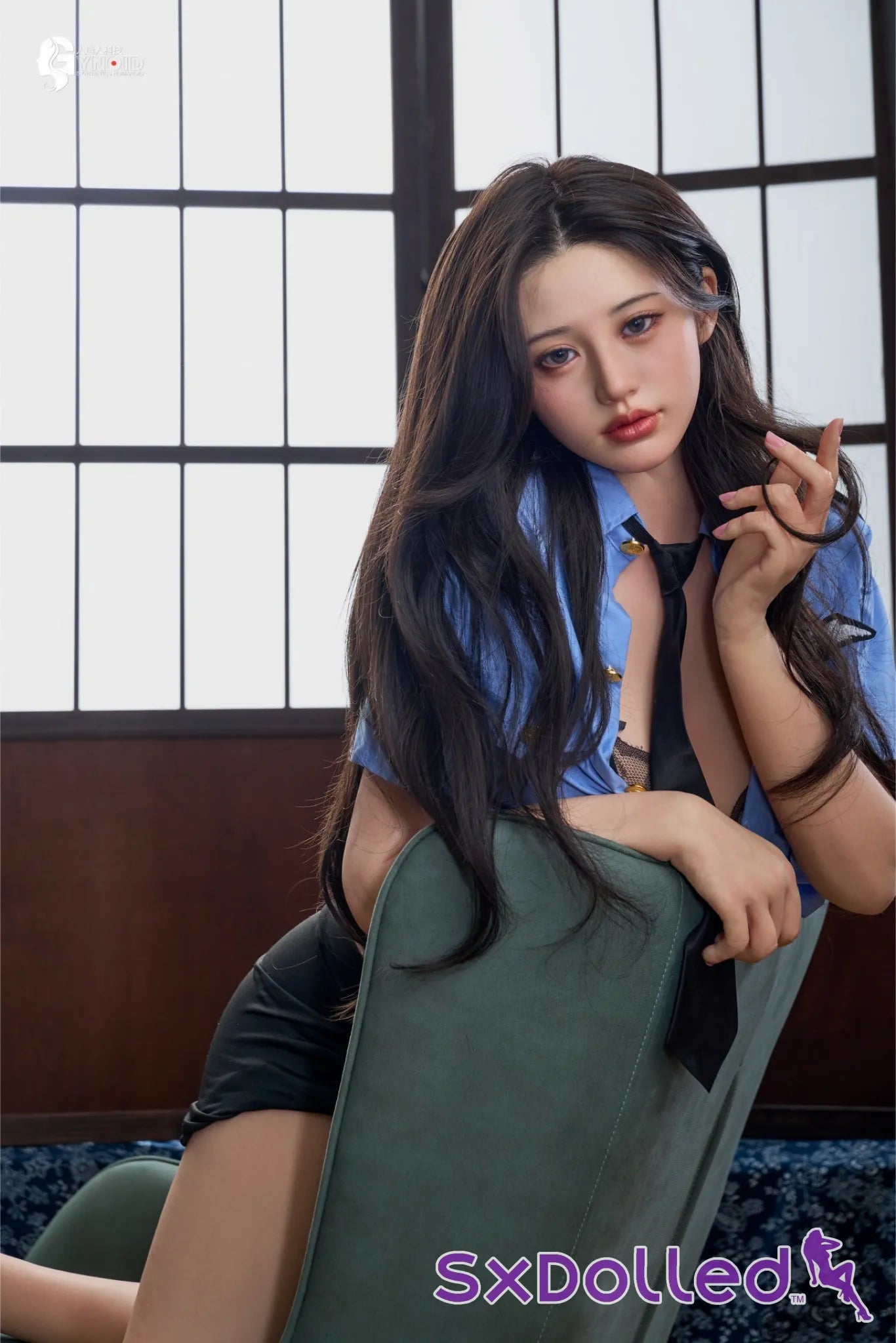 June D (G-Cup) (163cm) | Ultra Realistic Sex Doll | Gynoid Doll - G-Cup / 163cm / Black - Sex Doll