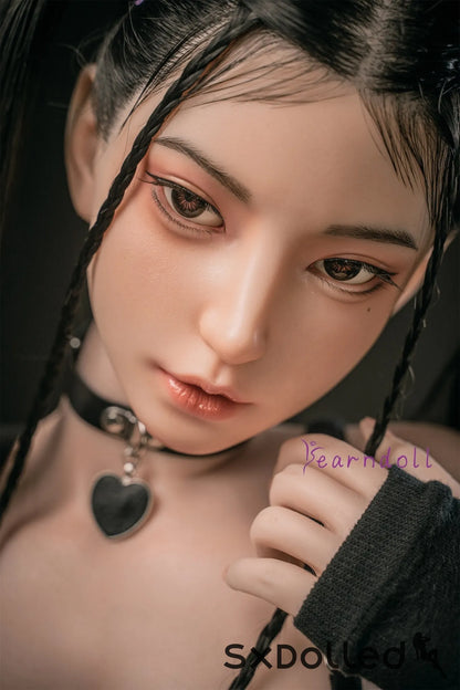 Kannika (E-Cup) (163cm) | Asian ROS Pigtails Sex Doll | Yearn Doll E-Cup / 163cm / Black Sex Doll