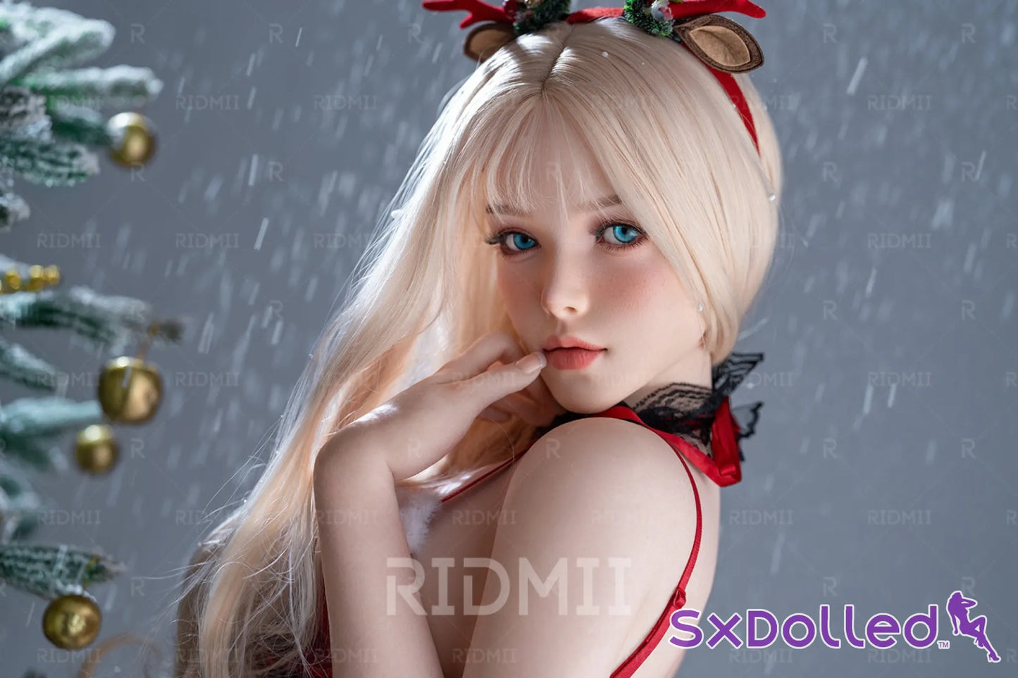 Kaya (E-Cup) (164cm) | Christmas Blonde Sex Doll | RIDMII Doll E-Cup / 164cm / Blonde Sex Doll