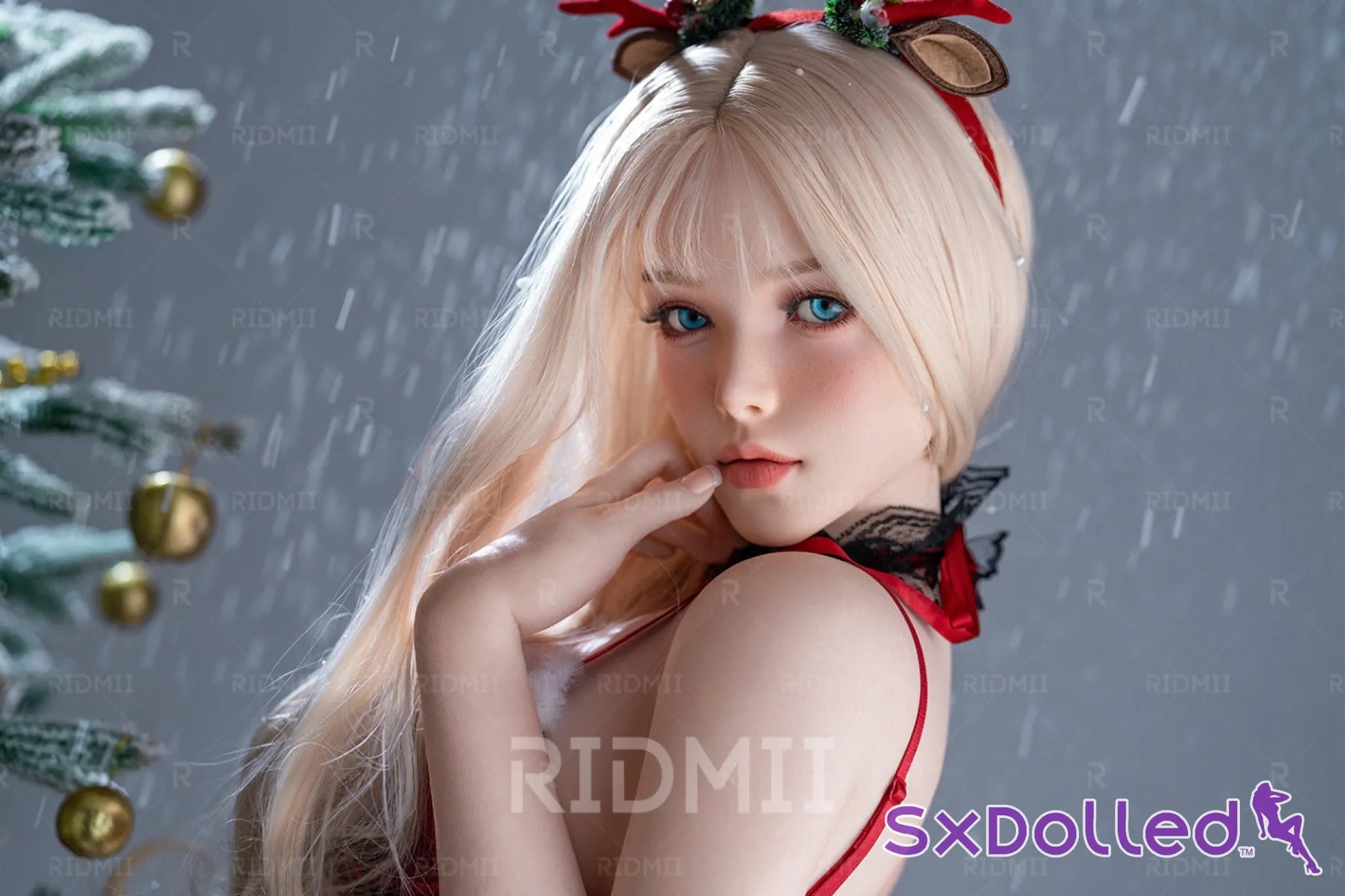 Kaya (E-Cup) (164cm) | Christmas Blonde Sex Doll | RIDMII Doll E-Cup / 164cm / Blonde Sex Doll