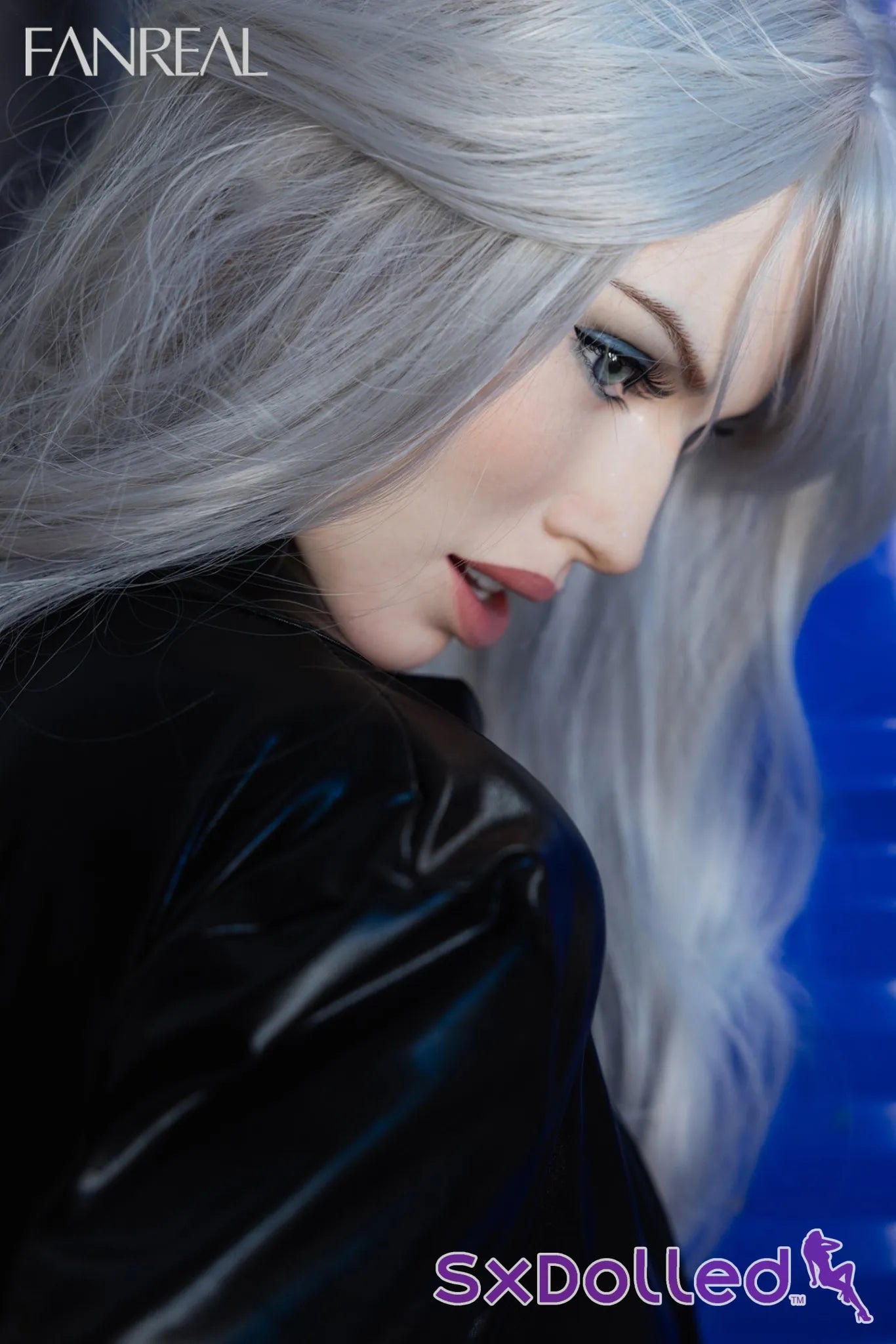 Kelly A (F-Cup) (168cm) | Silver Hair Realistic Sex Doll | Fanreal F-Cup / 168cm / Silver Sex Doll