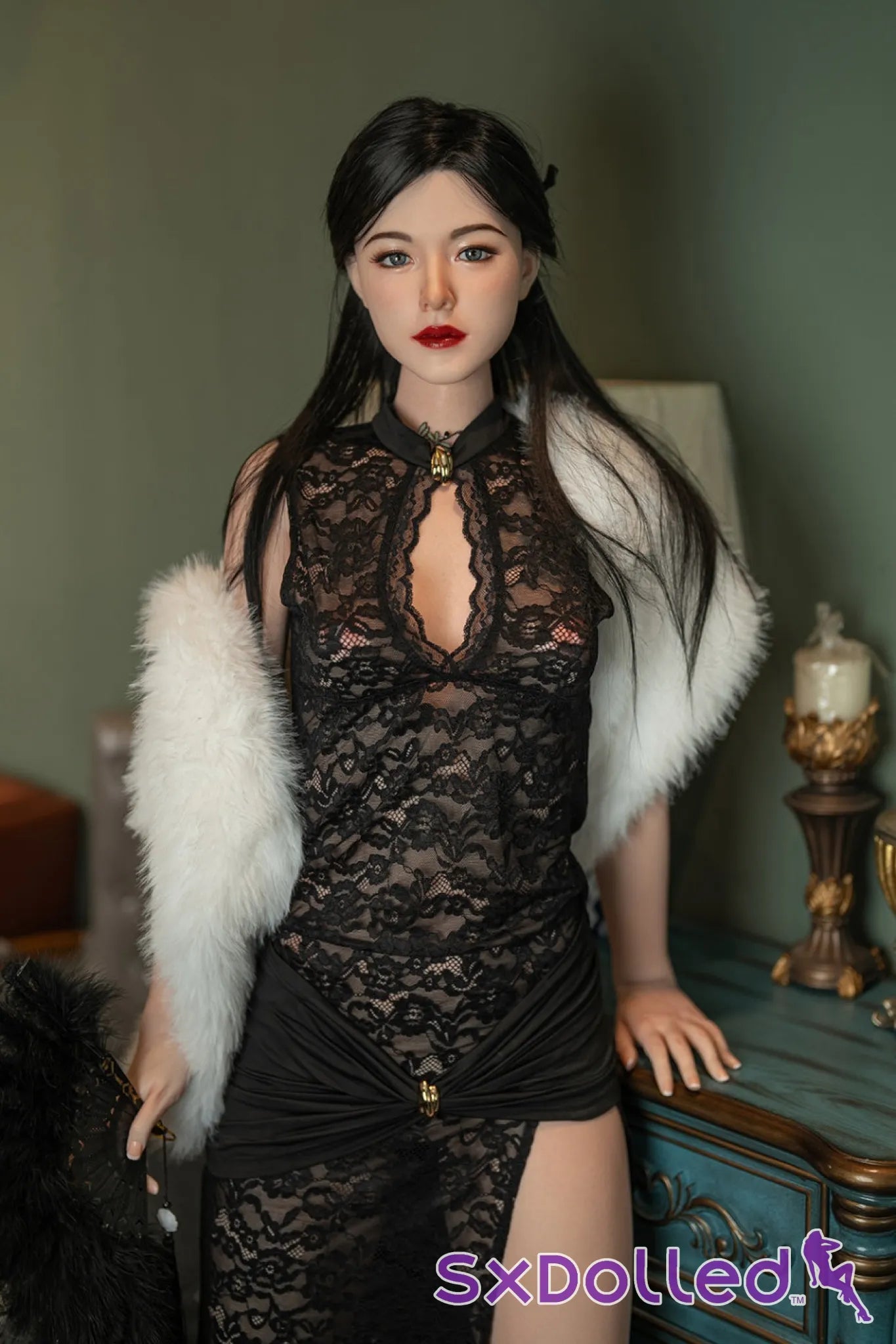 Kelly B (C-Cup) (176cm) | Tall Slim Petite Asian Sex Doll | Starpery C-Cup / 176cm / Black Sex Doll