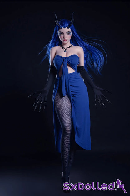 Kiana A (D-Cup) (164cm) | Blue Hair Demon Sex Doll | Rosretty D-Cup / 164cm / Blue Sex Doll