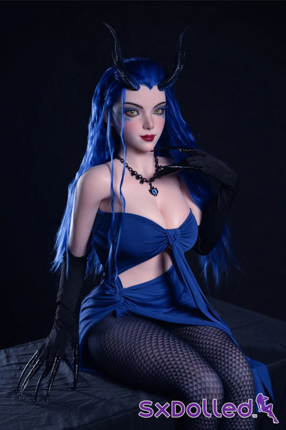 Kiana A (D-Cup) (164cm) | Blue Hair Demon Sex Doll | Rosretty D-Cup / 164cm / Blue Sex Doll