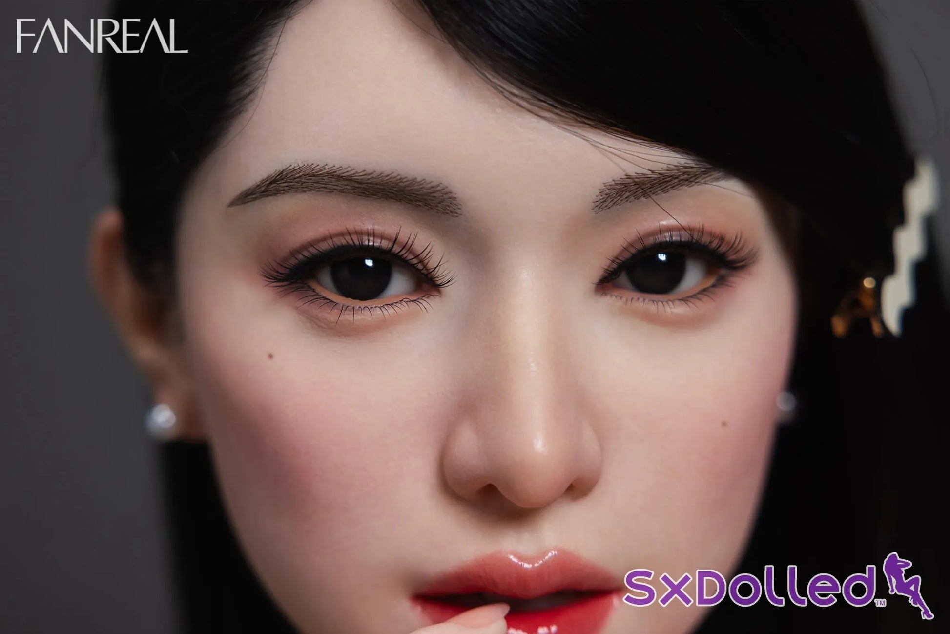 Kimmy B (F Cup) (155cm) | Asian Ultra Realistic Sex Doll | Fanreal F Cup / 155cm / Black Sex Doll