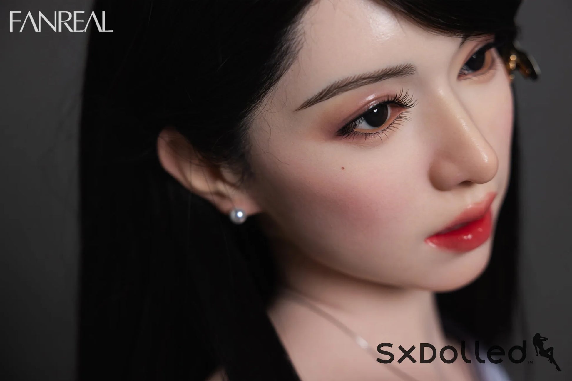 Kimmy B (F Cup) (155cm) | Asian Ultra Realistic Sex Doll | Fanreal F Cup / 155cm / Black Sex Doll