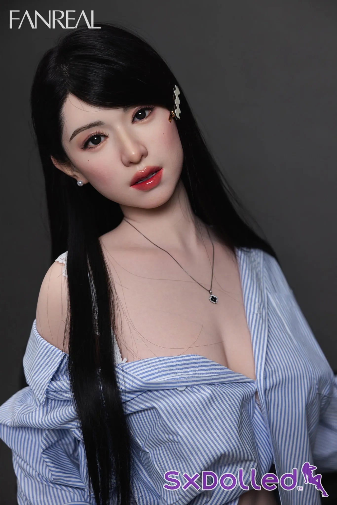 Kimmy B (F Cup) (155cm) | Asian Ultra Realistic Sex Doll | Fanreal F Cup / 155cm / Black Sex Doll