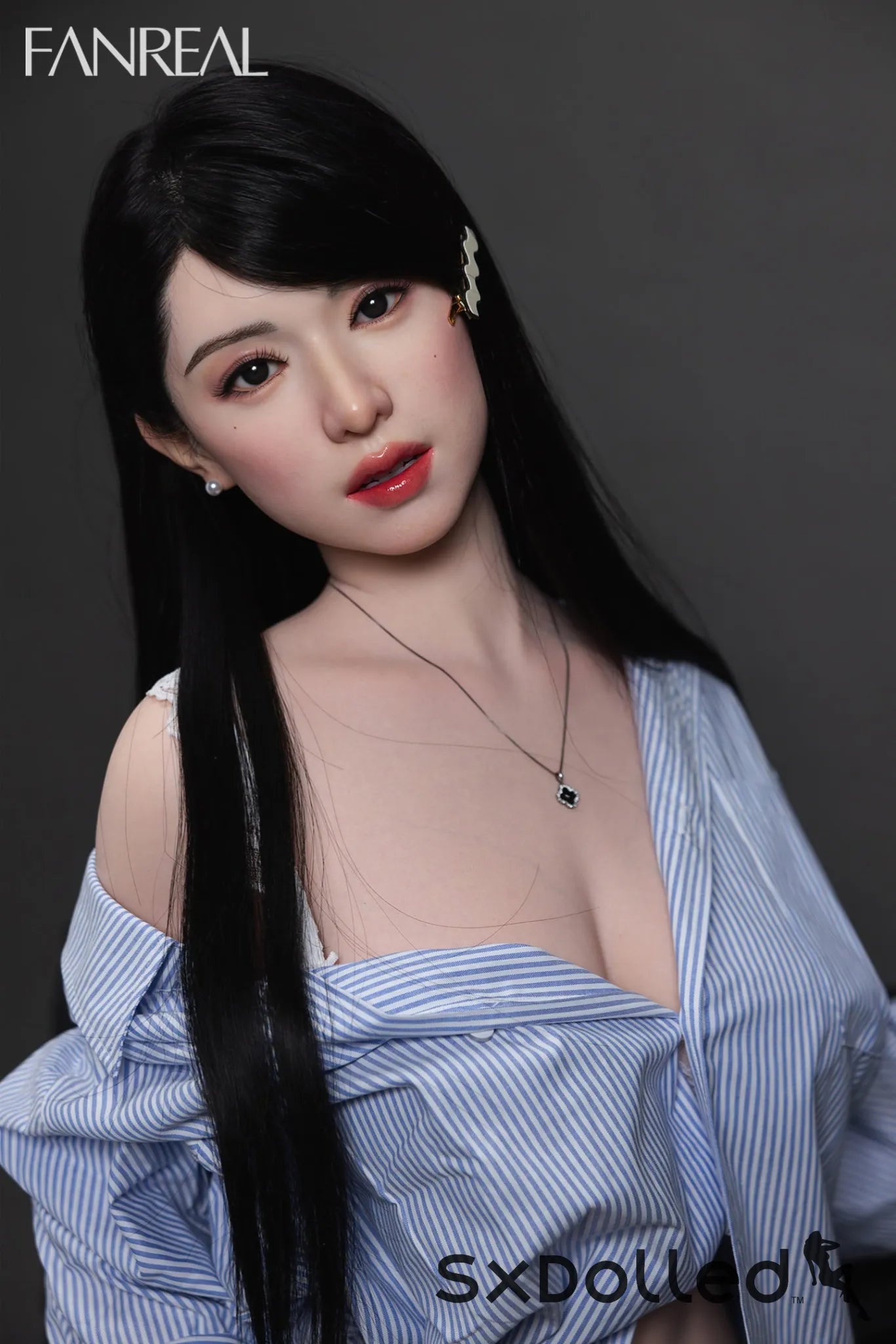 Kimmy B (F Cup) (155cm) | Asian Ultra Realistic Sex Doll | Fanreal F Cup / 155cm / Black Sex Doll