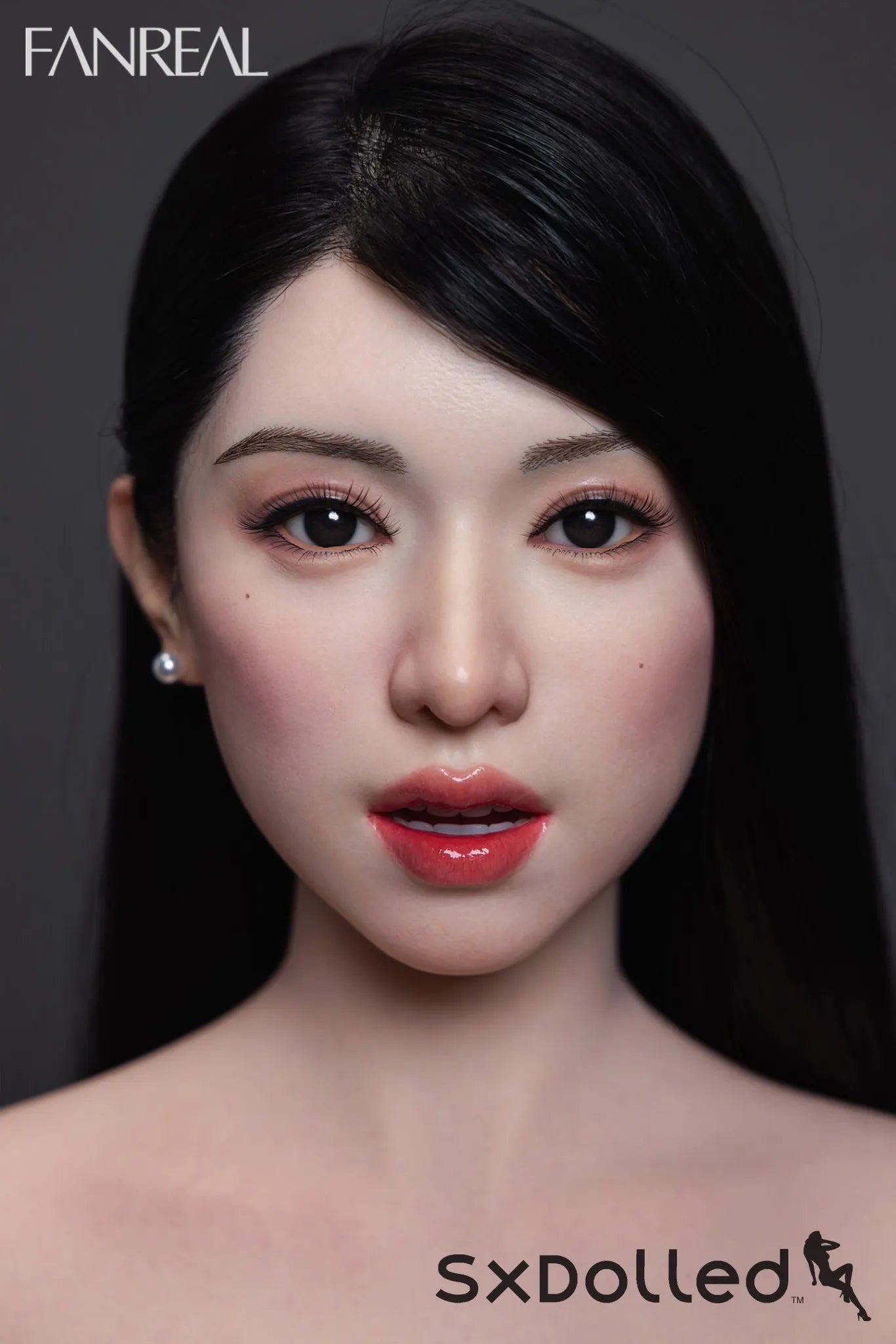 Kimmy B (F Cup) (155cm) | Asian Ultra Realistic Sex Doll | Fanreal F Cup / 155cm / Black Sex Doll