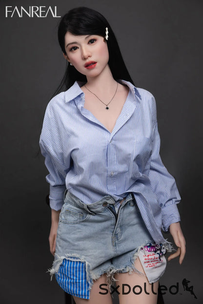 Kimmy B (F Cup) (155cm) | Asian Ultra Realistic Sex Doll | Fanreal F Cup / 155cm / Black Sex Doll