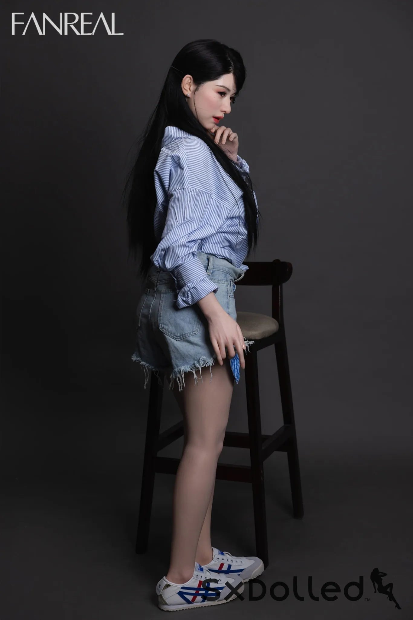 Kimmy B (F Cup) (155cm) | Asian Ultra Realistic Sex Doll | Fanreal F Cup / 155cm / Black Sex Doll