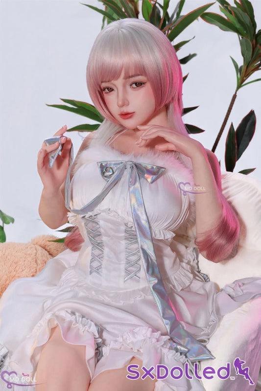 Kitty A (G-Cup) (151cm) | Real Skin Texture Sex Doll | MD Doll - G-Cup / 151cm / Pink - Sex Doll