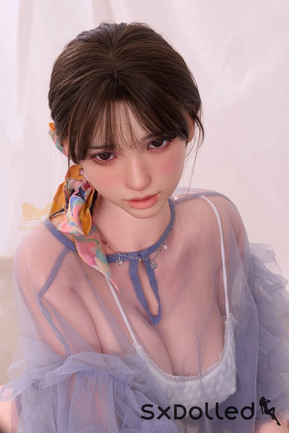 Kitty (H-Cup) (161cm) | Curvy Busty Asian Sex Doll | Irontech Doll H-Cup / 161cm / Brunette Sex Doll
