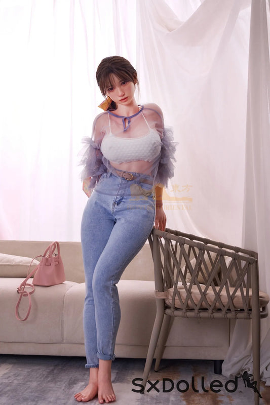 Kitty (H-Cup) (161cm) | Curvy Busty Asian Sex Doll | Irontech Doll H-Cup / 161cm / Brunette Sex Doll