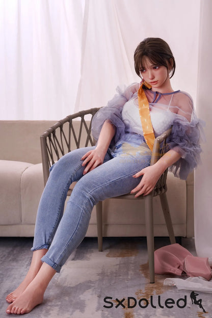 Kitty (H-Cup) (161cm) | Curvy Busty Asian Sex Doll | Irontech Doll H-Cup / 161cm / Brunette Sex Doll