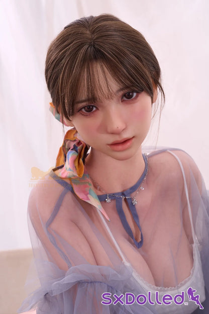 Kitty (H-Cup) (161cm) | Curvy Busty Asian Sex Doll | Irontech Doll H-Cup / 161cm / Brunette Sex Doll