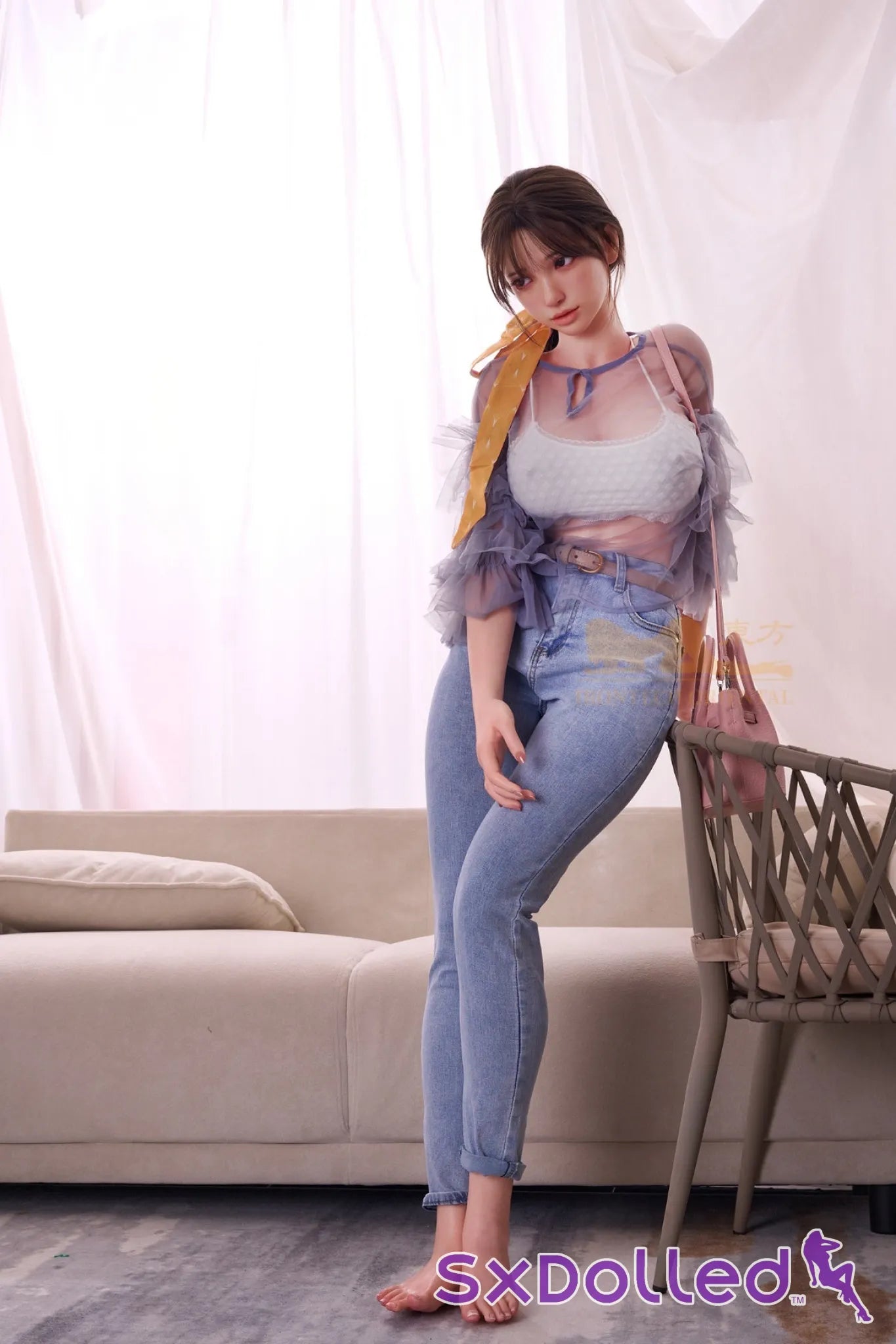 Kitty (H-Cup) (161cm) | Curvy Busty Asian Sex Doll | Irontech Doll H-Cup / 161cm / Brunette Sex Doll
