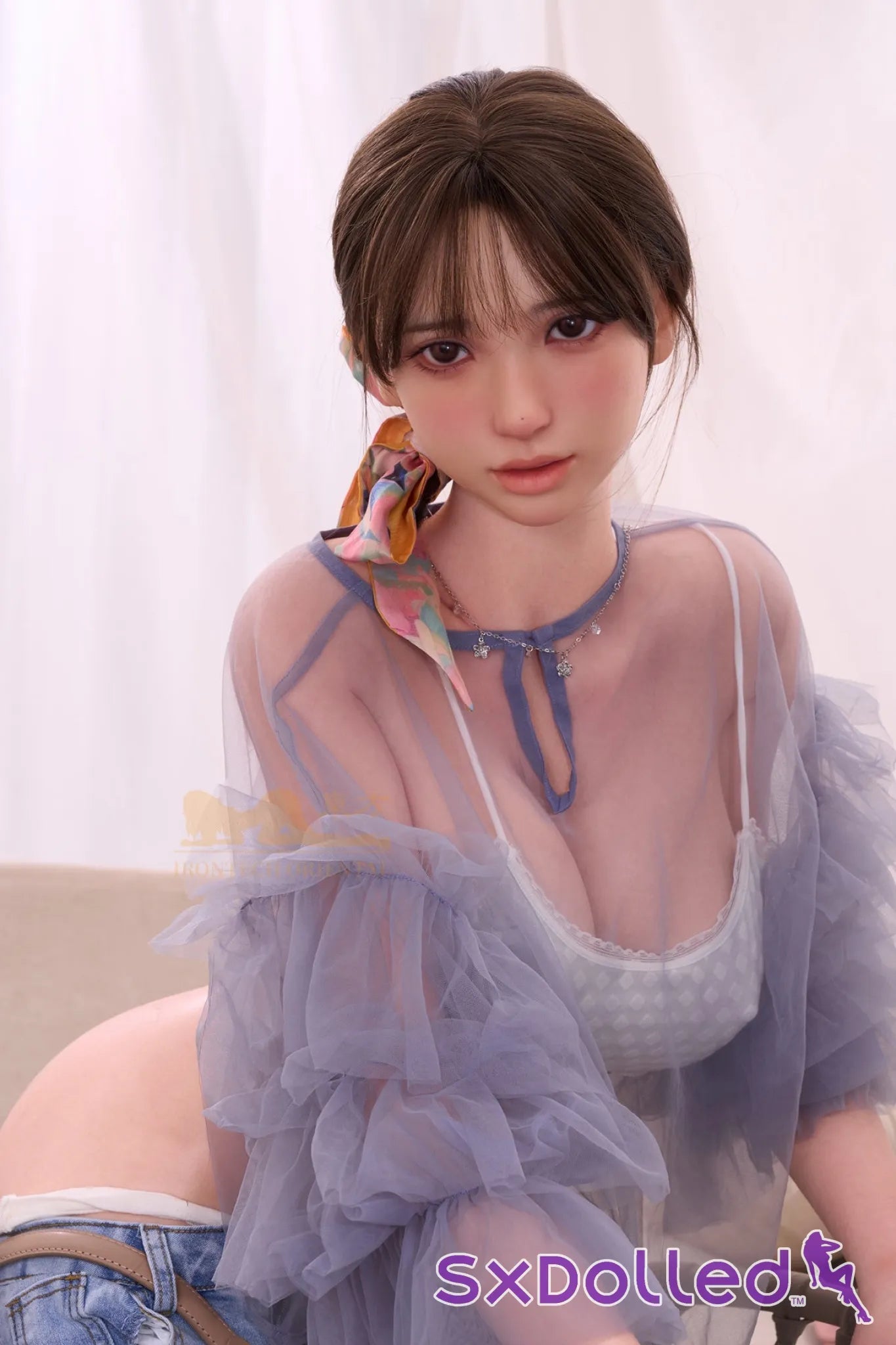 Kitty (H-Cup) (161cm) | Curvy Busty Asian Sex Doll | Irontech Doll H-Cup / 161cm / Brunette Sex Doll