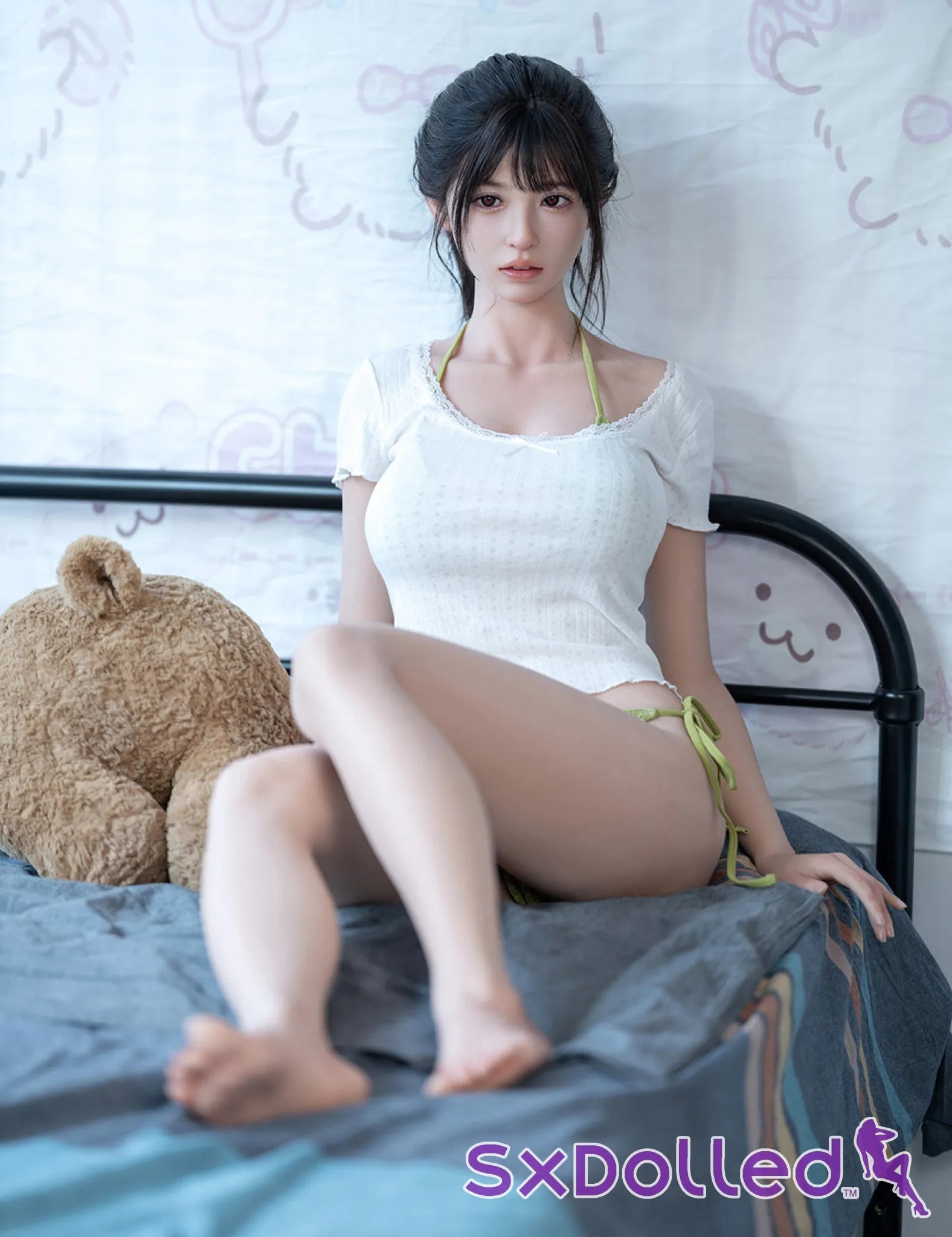 Koharu B (F-Cup) (168cm) | Soft Asian Face Sex Doll | Top CY Doll - F-Cup / 168cm / Black - Sex Doll