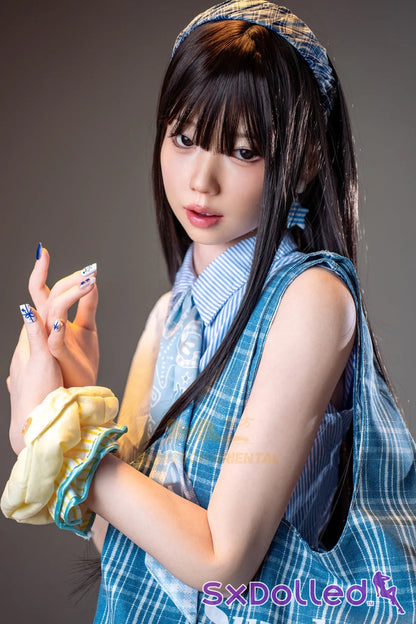 Kurumi B (A-Cup) (161cm) | Slim Asian Star Sex Doll | Irontech Doll - A-Cup / 161cm / Black - Sex Doll
