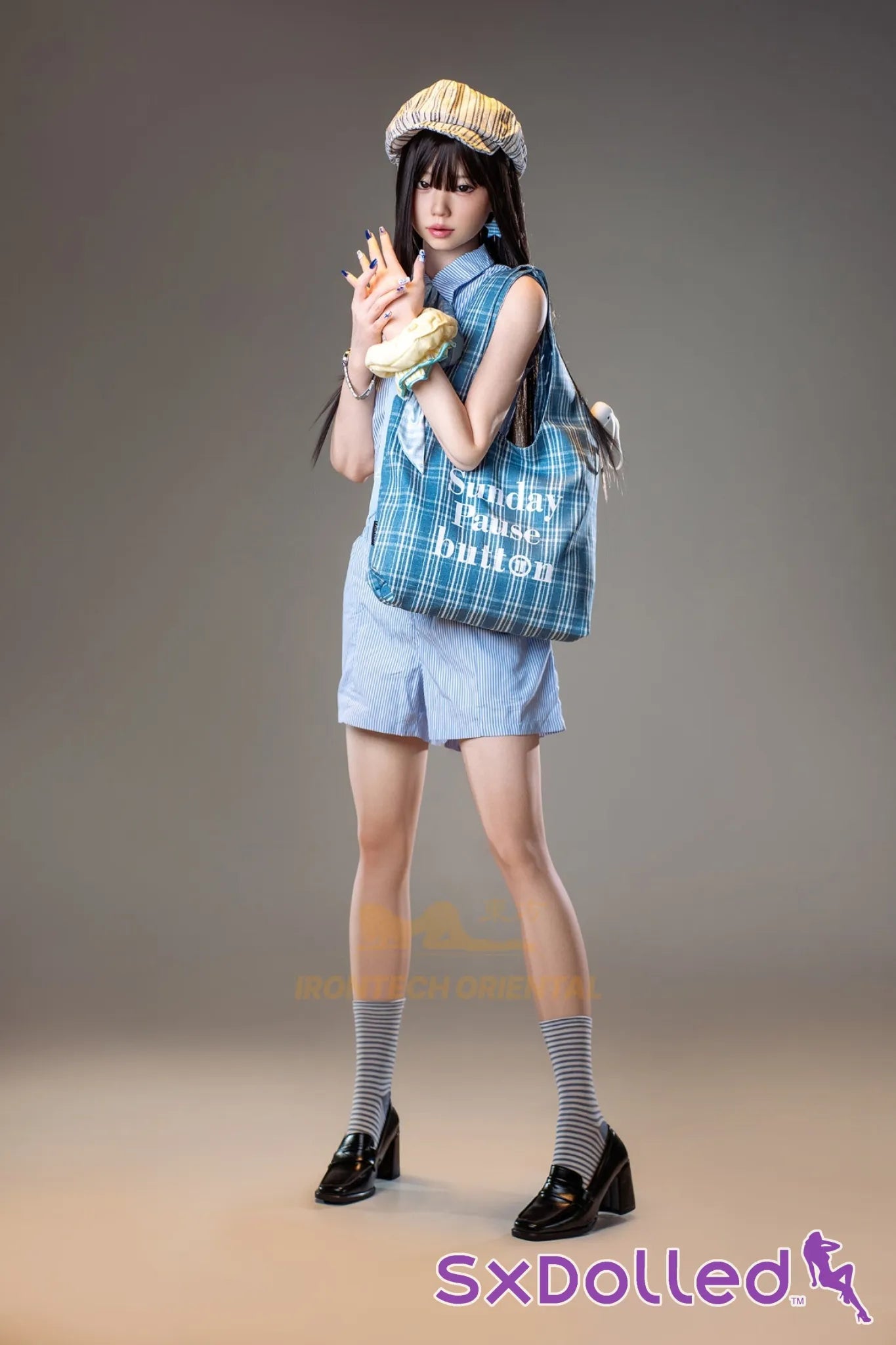 Kurumi B (A-Cup) (161cm) | Slim Asian Star Sex Doll | Irontech Doll - A-Cup / 161cm / Black - Sex Doll