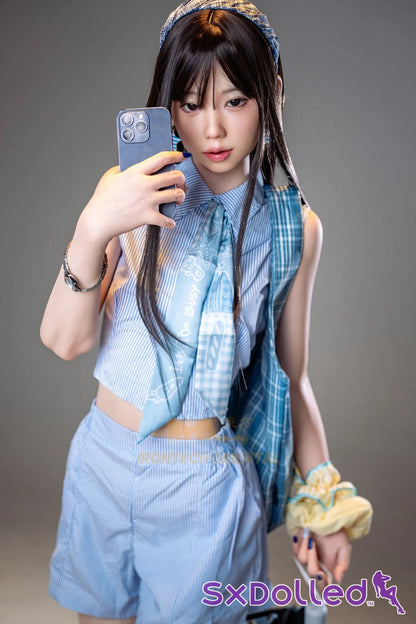Kurumi B (A-Cup) (161cm) | Slim Asian Star Sex Doll | Irontech Doll - A-Cup / 161cm / Black - Sex Doll