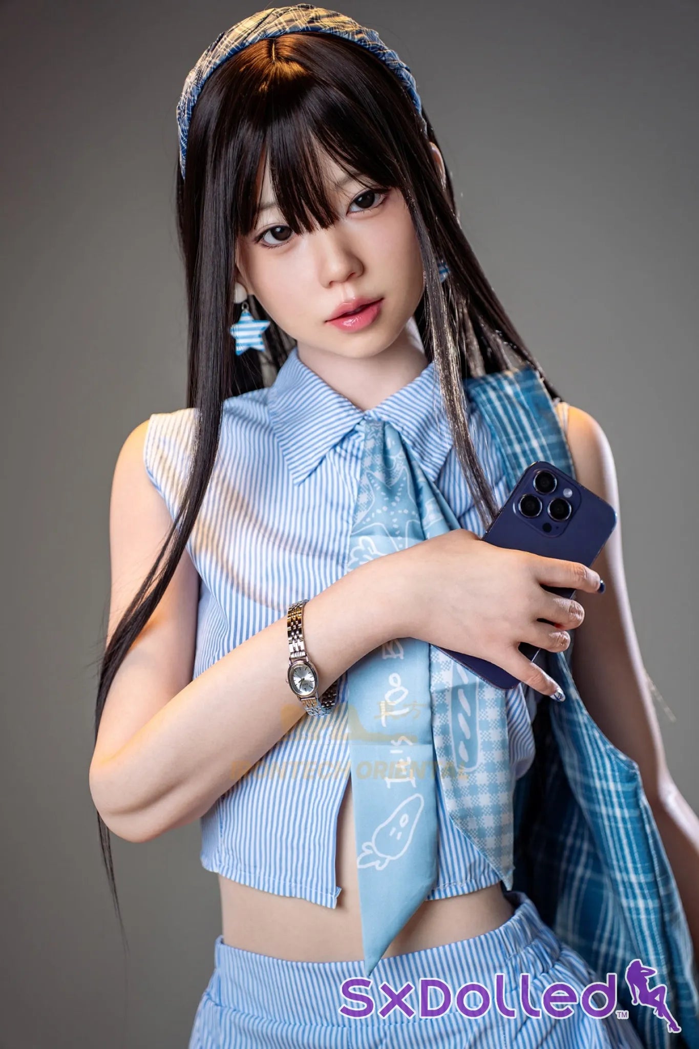 Kurumi B (A-Cup) (161cm) | Slim Asian Star Sex Doll | Irontech Doll - A-Cup / 161cm / Black - Sex Doll