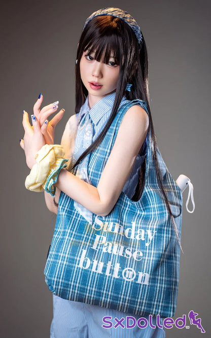 Kurumi B (A-Cup) (161cm) | Slim Asian Star Sex Doll | Irontech Doll - A-Cup / 161cm / Black - Sex Doll