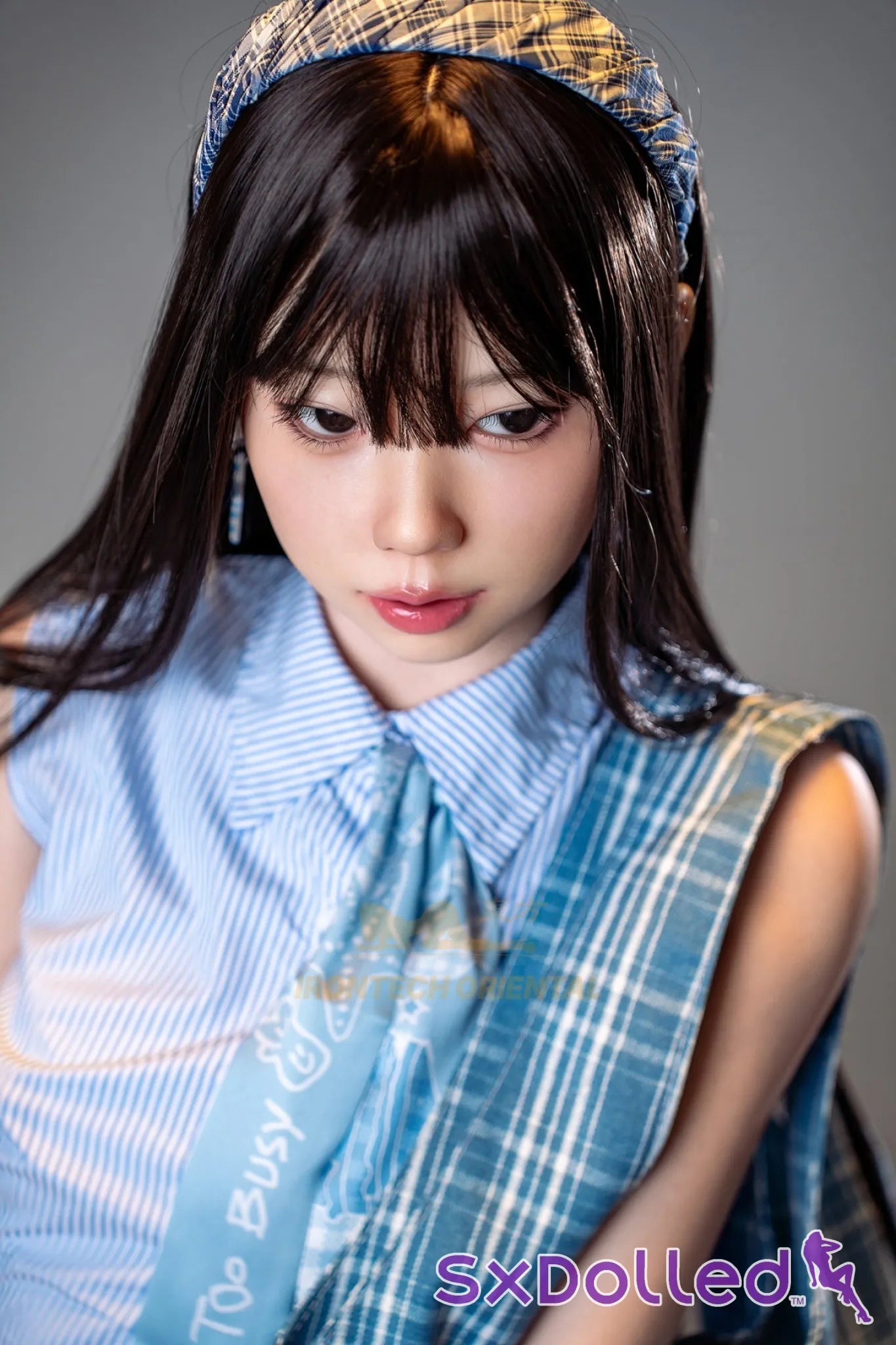 Kurumi B (A-Cup) (161cm) | Slim Asian Star Sex Doll | Irontech Doll - A-Cup / 161cm / Black - Sex Doll