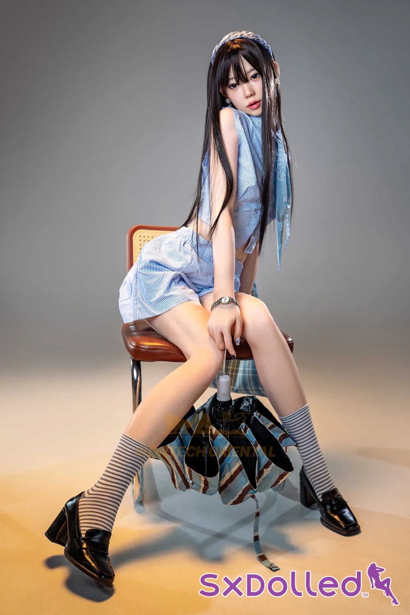Kurumi B (A-Cup) (161cm) | Slim Asian Star Sex Doll | Irontech Doll - A-Cup / 161cm / Black - Sex Doll