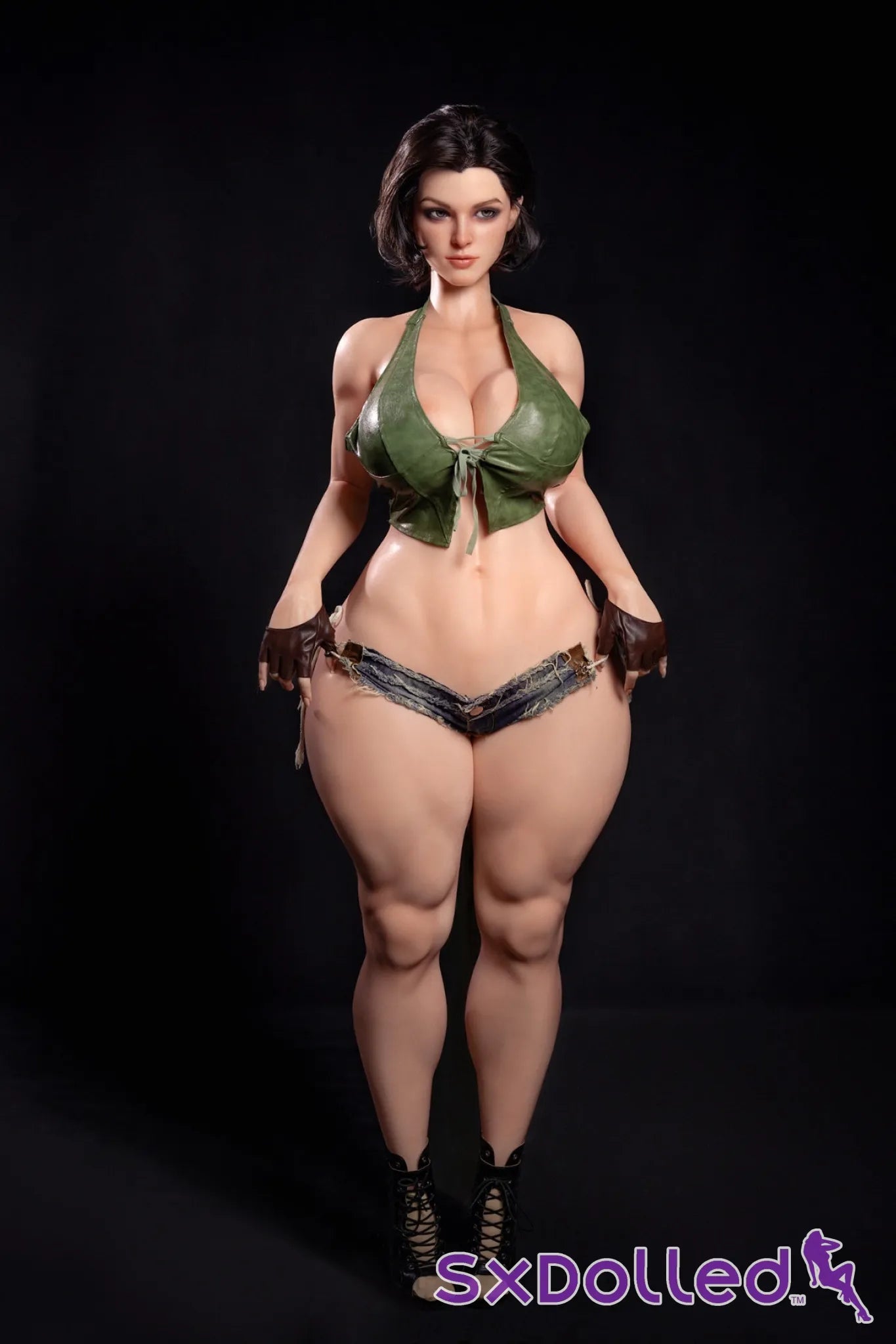 Laura C (K-Cup) (165cm) | Super Thick Thighs Sex Doll | HR Doll - K-Cup / 165cm / Brunette - Sex Doll