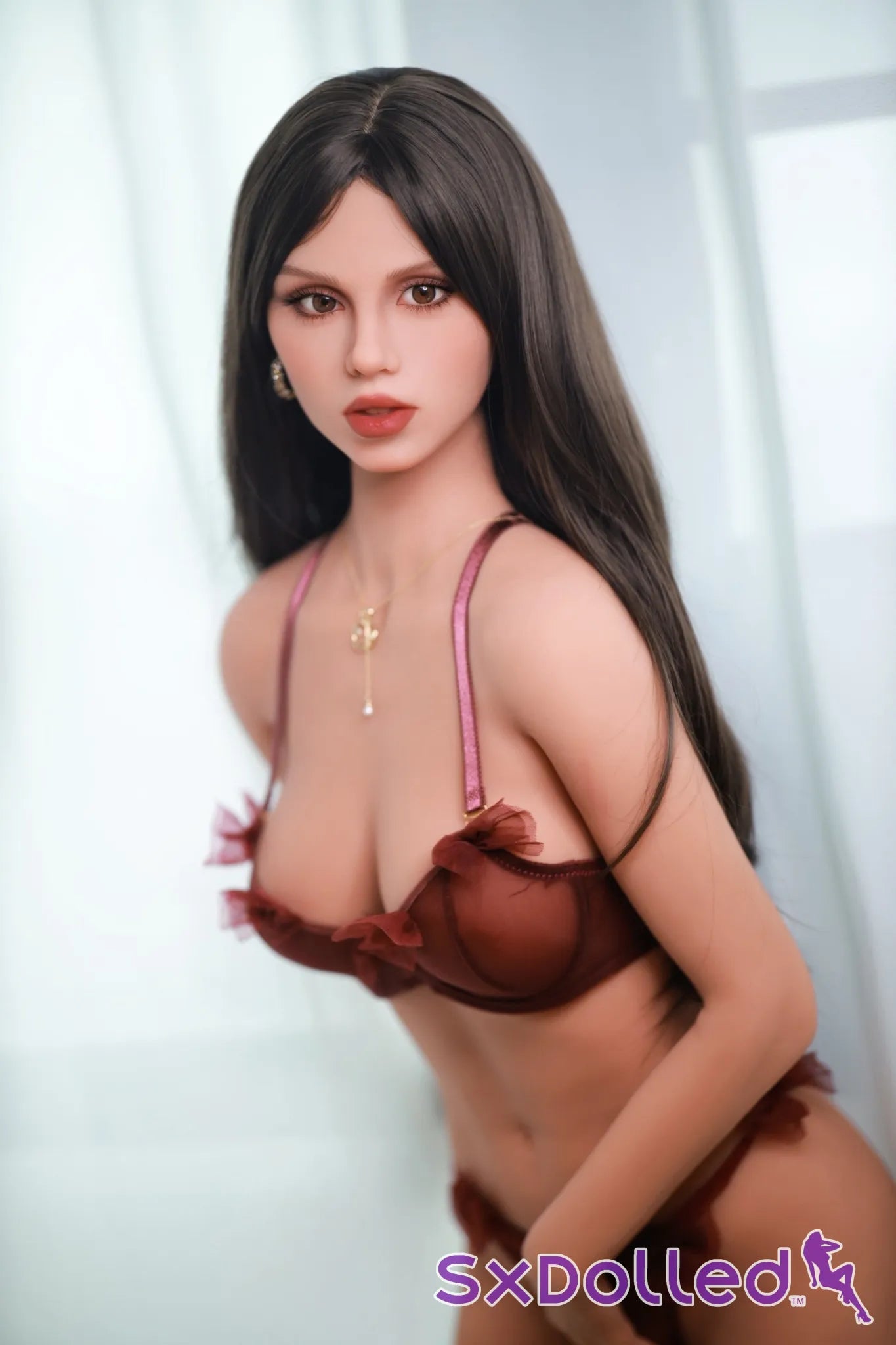 Leona A (C-Cup) (159cm) | Latina Slim Tanned Sex Doll | Fire Doll C-Cup / 159cm / Brunette Sex Doll
