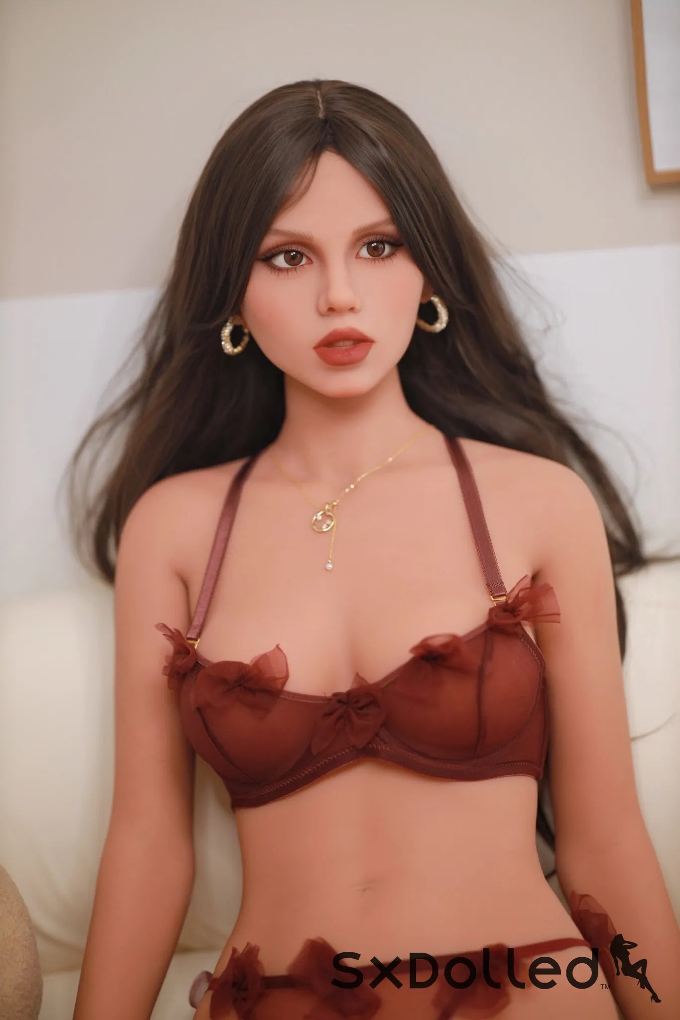 Leona A (C-Cup) (159cm) | Latina Slim Tanned Sex Doll | Fire Doll C-Cup / 159cm / Brunette Sex Doll