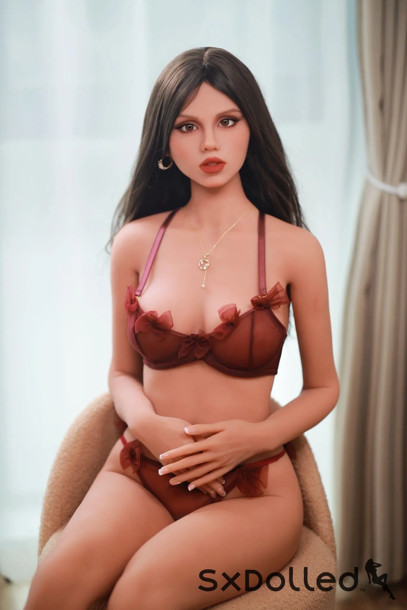 Leona A (C-Cup) (159cm) | Latina Slim Tanned Sex Doll | Fire Doll C-Cup / 159cm / Brunette Sex Doll