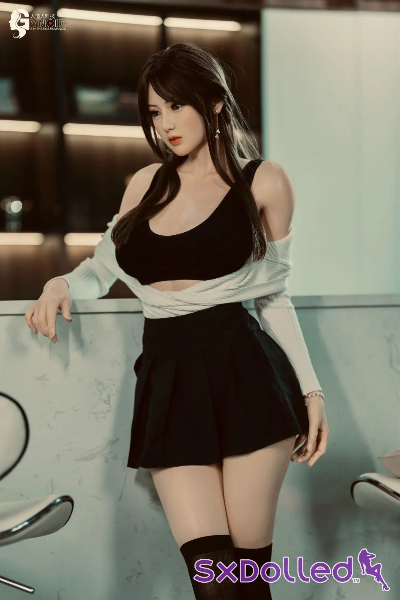 Leyla A (I-Cup) (168cm) | Ultra Realistic Sex Doll | Gynoid Doll I-Cup / 168cm / Brunette Sex Doll