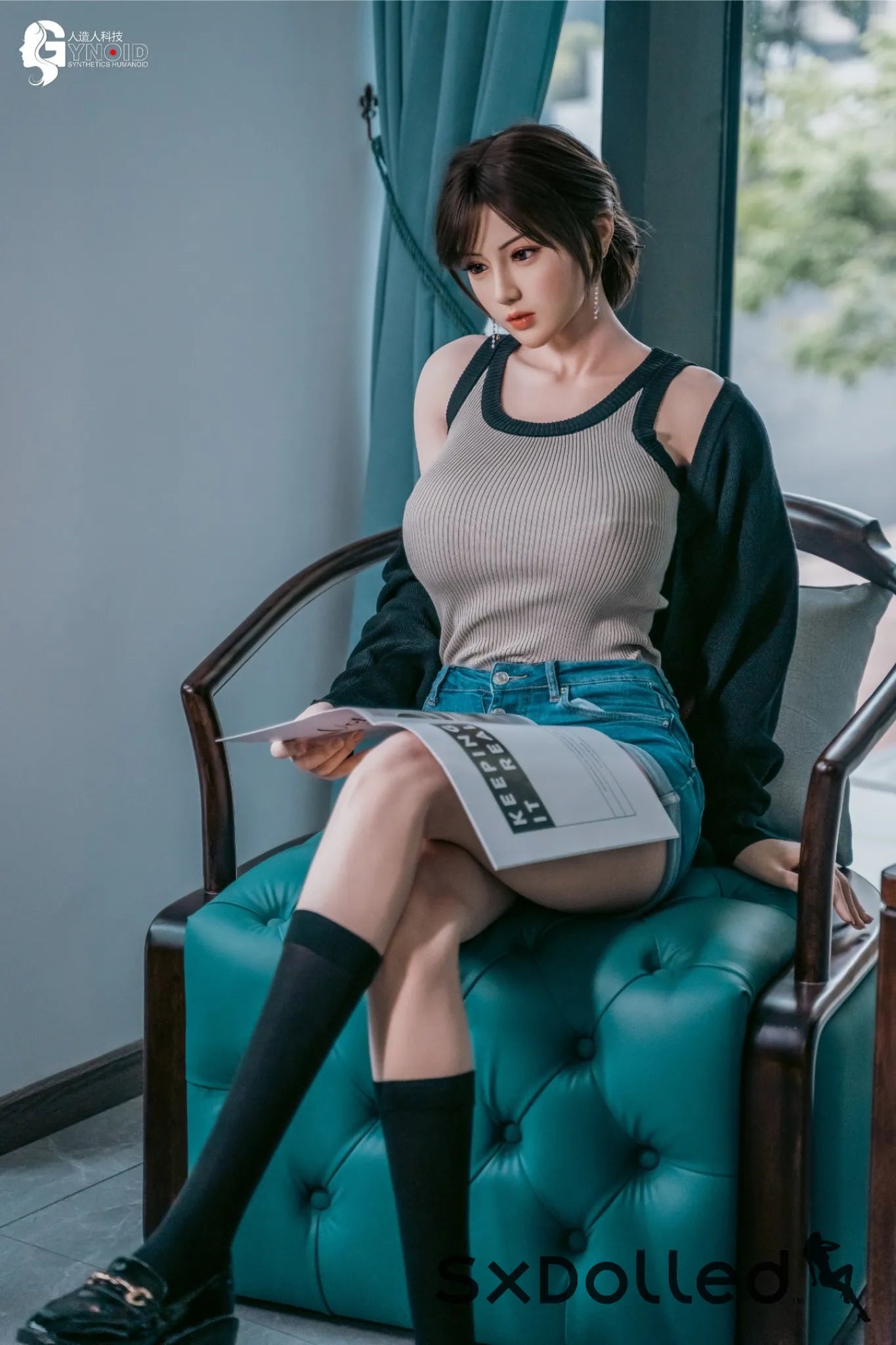 Leyla A (I-Cup) (168cm) | Ultra Realistic Sex Doll | Gynoid Doll I-Cup / 168cm / Brunette Sex Doll