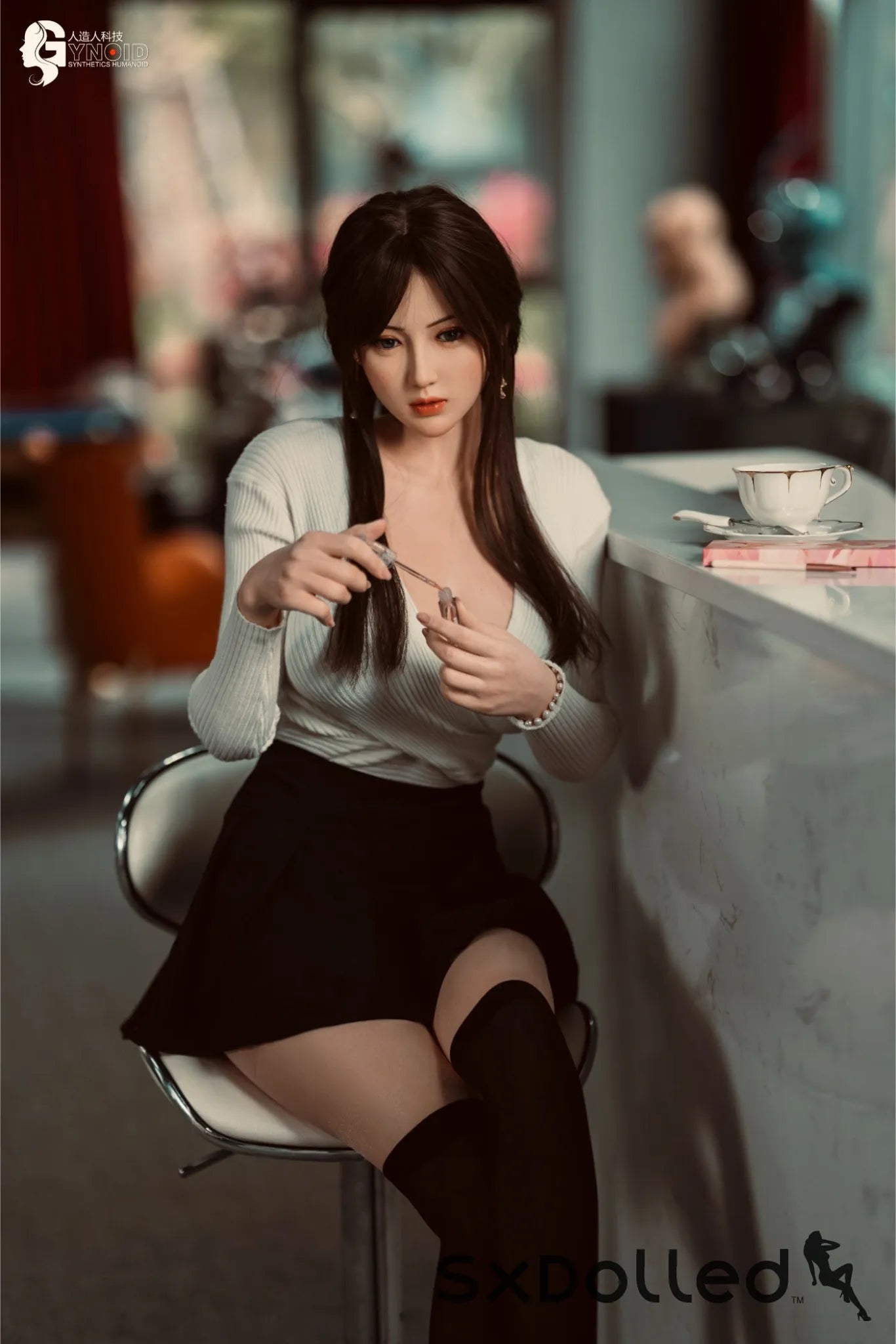Leyla A (I-Cup) (168cm) | Ultra Realistic Sex Doll | Gynoid Doll I-Cup / 168cm / Brunette Sex Doll