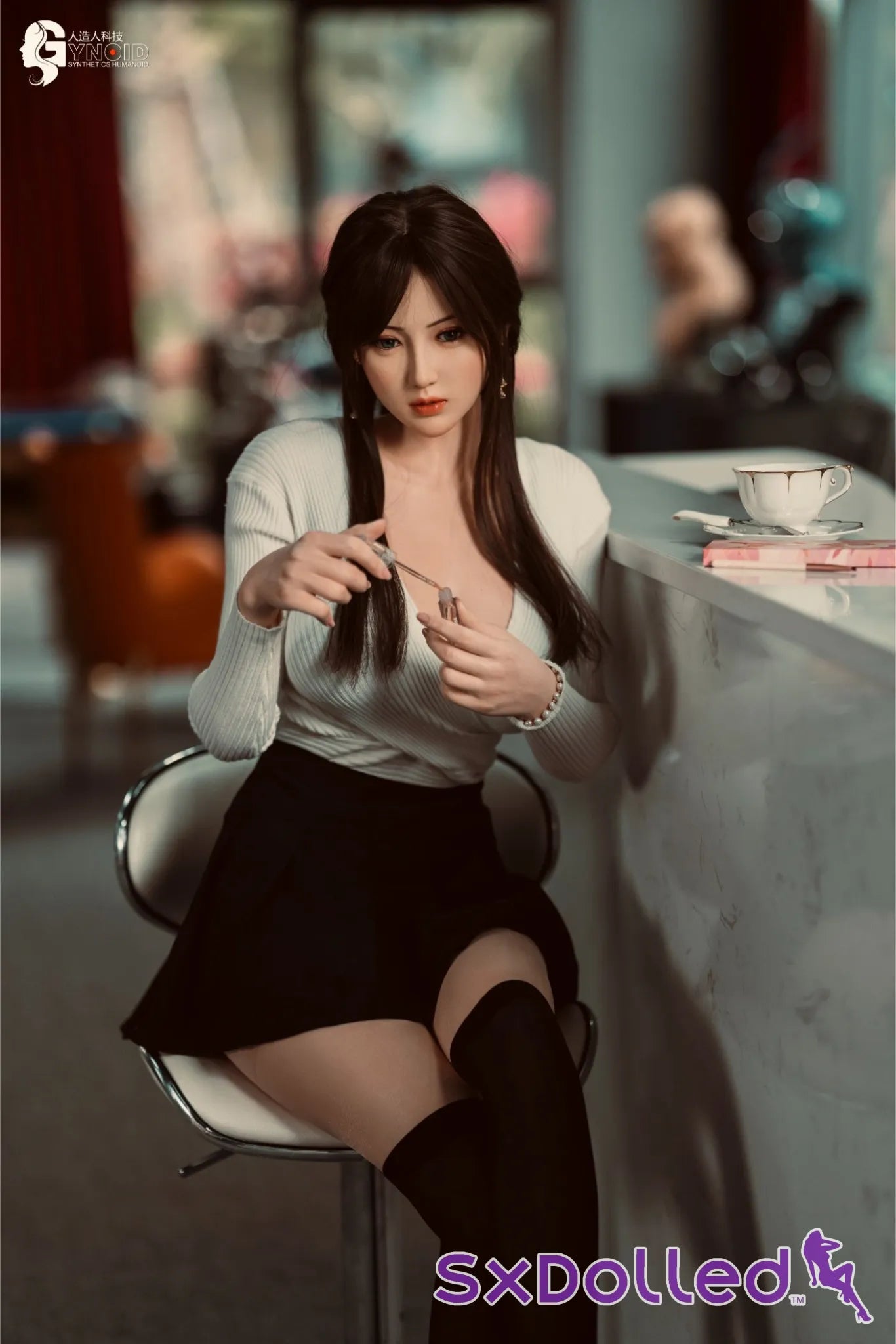 Leyla A (I-Cup) (168cm) | Ultra Realistic Sex Doll | Gynoid Doll I-Cup / 168cm / Brunette Sex Doll
