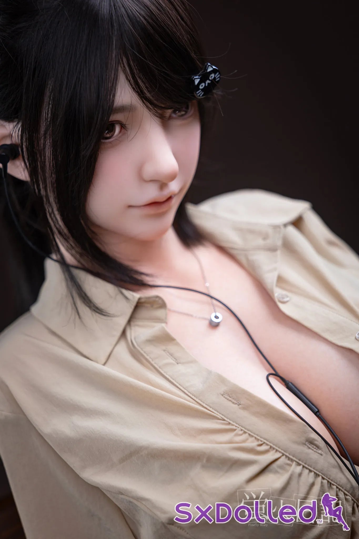 Lian C (I-Cup) (164cm) | Japanese Tourist Sex Doll | Firefly Diary - I-Cup / 164cm / Black - Sex Doll