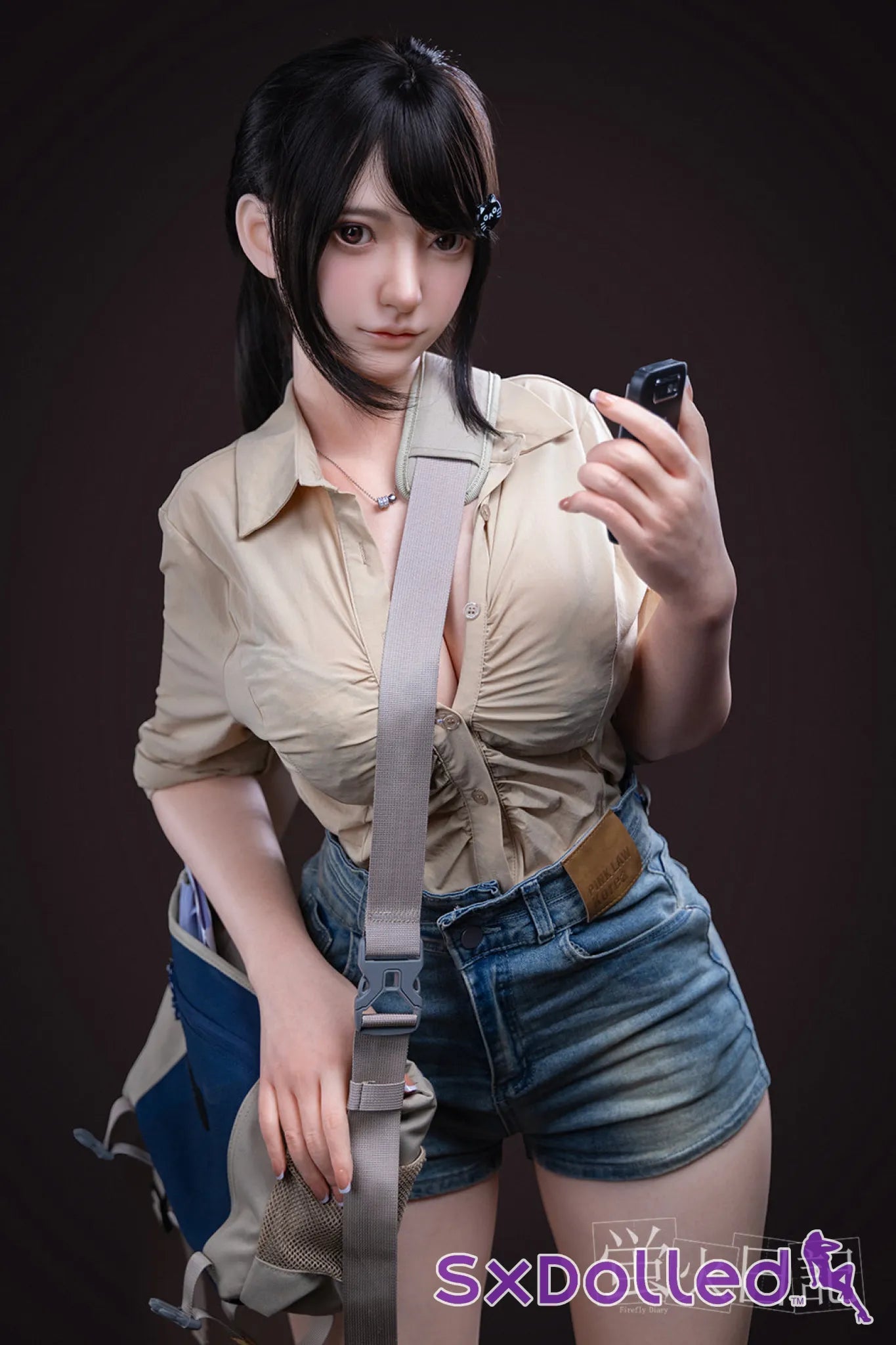 Lian C (I-Cup) (164cm) | Japanese Tourist Sex Doll | Firefly Diary - I-Cup / 164cm / Black - Sex Doll